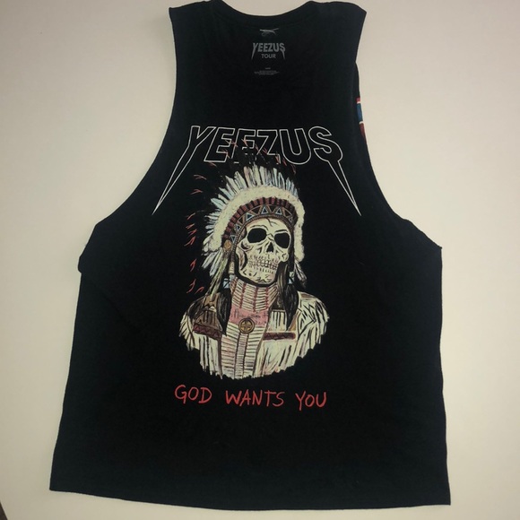 Yeezy Other - Yeezus tour distressed tee